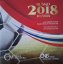 Sada oběžných mincí ČR 2018 MS ve fotbale Rusko