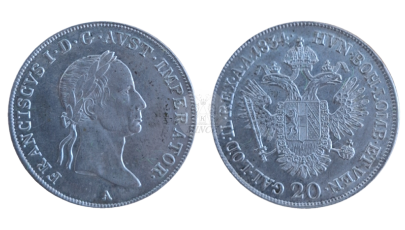 20 Krejcar František I. 1834 A Vídeň