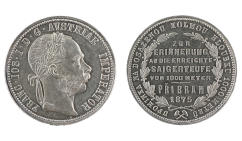 florin 1875 Příbramský