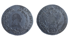 20 Krejcar František I. 1809 B Kremnica