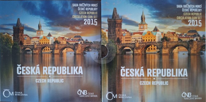 Sada oběžných mincí ČR 2015