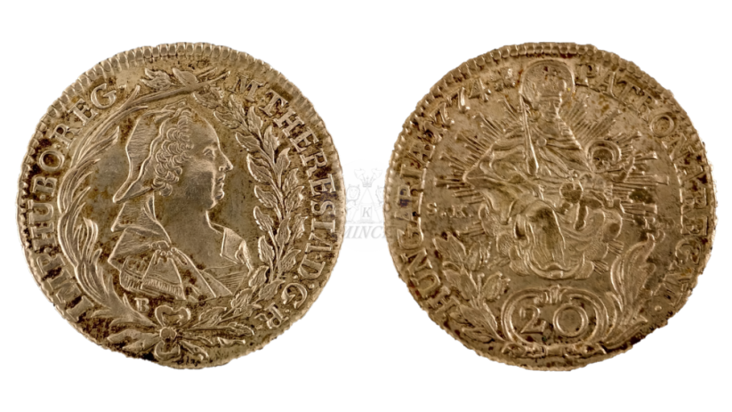 20 krejcar Marie Terezie 1774 B