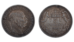 5 korun 1908 5 korun 1908