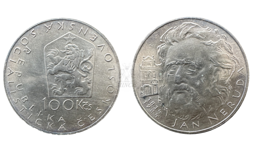 100 Kčs 1984 Neruda