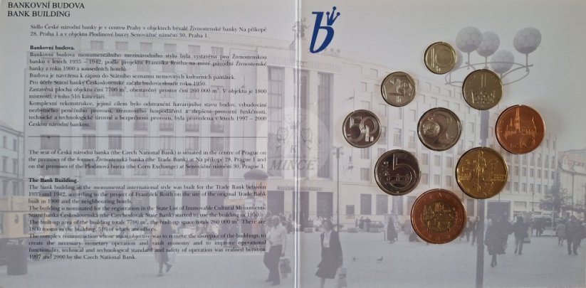 Sada oběžných mincí ČR 2001 BK