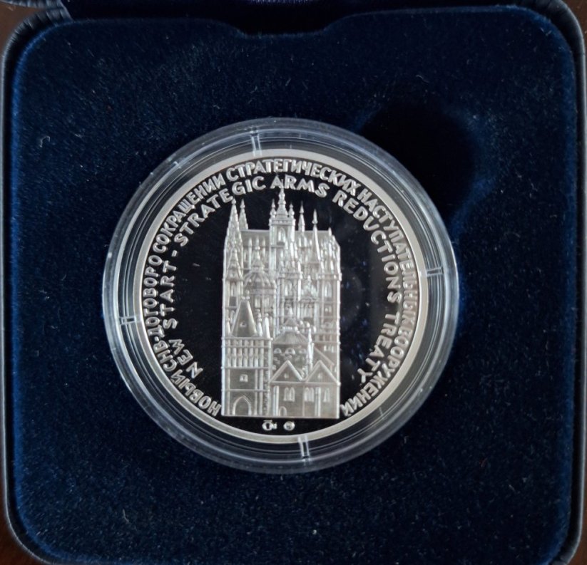 Stříbrná medaile Summit Obama - Medveděv 2010 PROOF