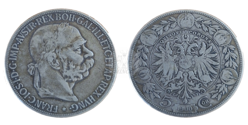 5 korun 1900 František Josef I.