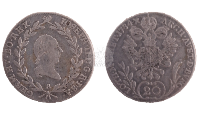 20 krejcar 1784 Vídeň