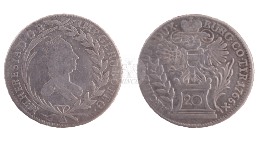 20 krejcar 1765 Vídeň