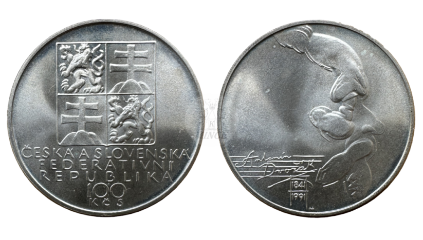 100 Kčs 1991 Dvořák