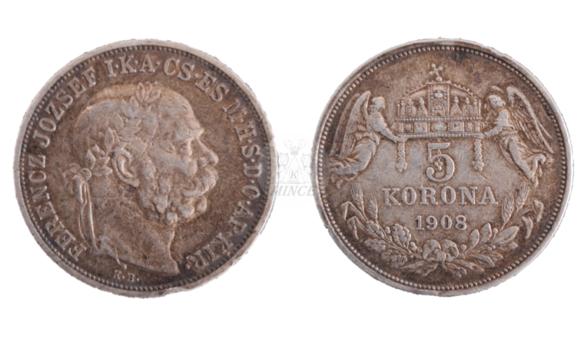 5 korun 1908 KB