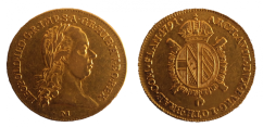 1/2 Sovráno Leopold II. 1791 M