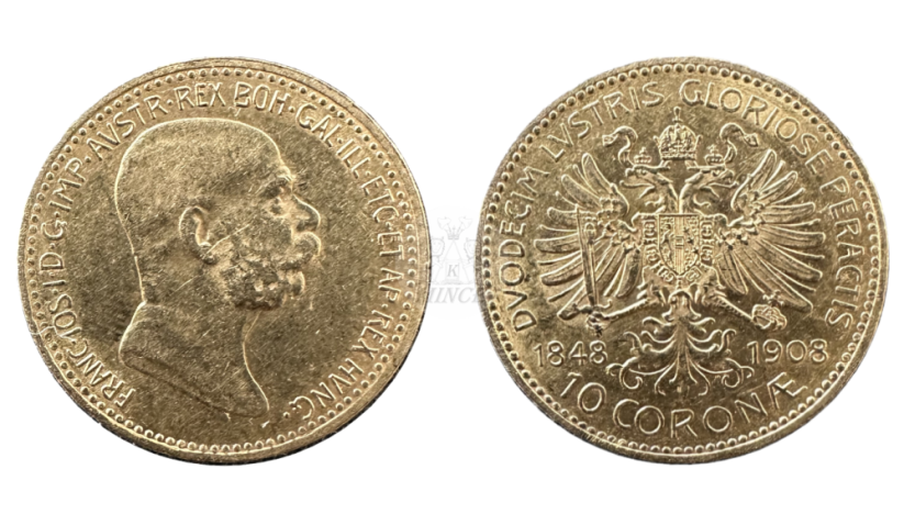 10 korun 1908 jubilejní