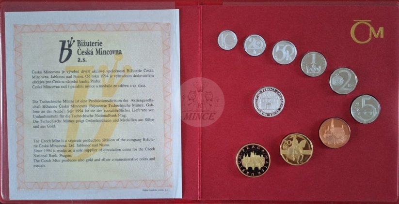 Sada oběžných mincí ČR 2003 PROOF