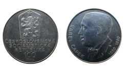 100 Kčs 1990 Karel Čapek