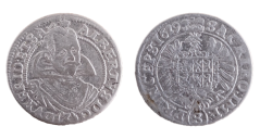3 krejcar Albrecht z Valdštejna 1629 Zaháň
