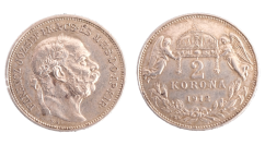 2 koruny 1912 KB František Josef I.
