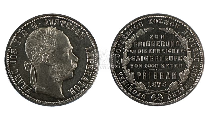 gulden 1875 Příbramský