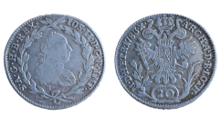 20 krejcar Josef II. 1783 B Kremnica