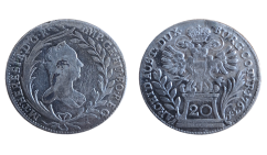 20 krejcar Marie Terezie 1763 Vídeň