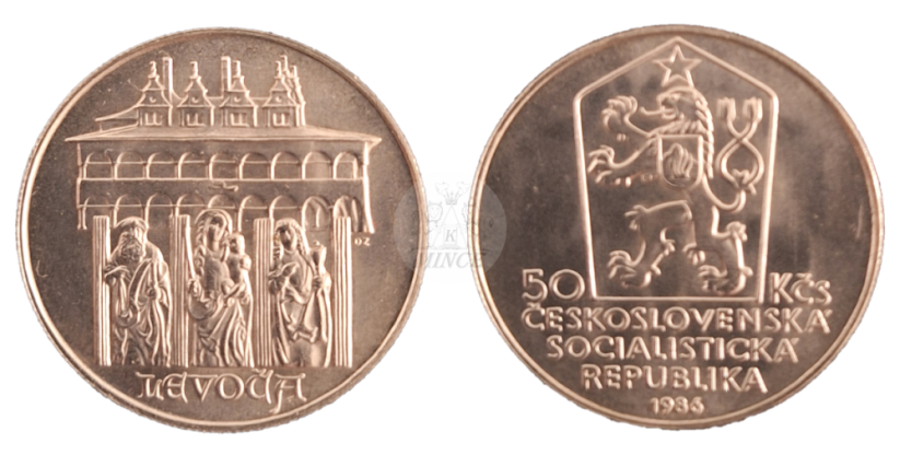 50 Kčs 1986 Městská památková rezervace Levoča