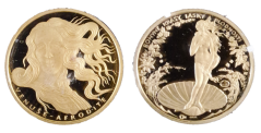 Zlatá medaile Afrodita bohyně lásky PROOF Zlatá medaile Afrodita bohyně lásky PROOF