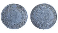 20 krejcar Josef II. 1787 A Vídeň