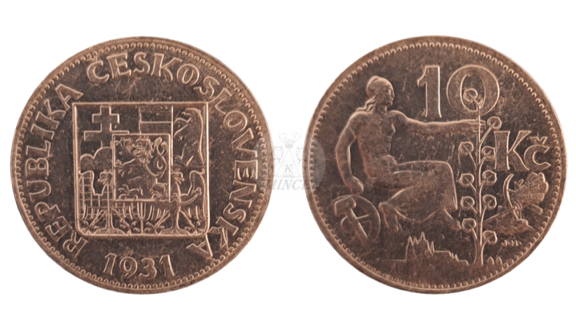 10 Kč 1931 Československo