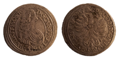 3 krejcar Karel Fridrich Württemberg 1709 Olešnice