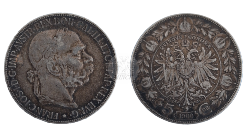 5 korun 1900
