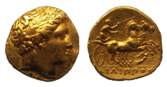 statér Filip II. Makedonský