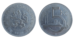 5 Kč 1929