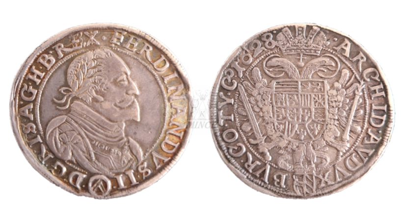 1/2 tolar Ferdinand II. 1628 Vídeň