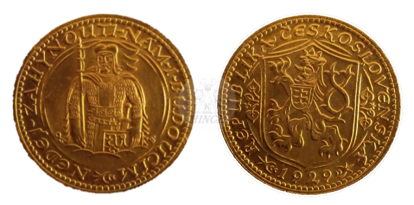 Svatováclavský dukát 1929 R!