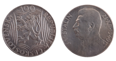 100 Kčs 1949 Sedmdesáté výročí narození J. V. Stalina 100 Kčs 1949 Sedmdesáté výročí narození J. V. Stalina