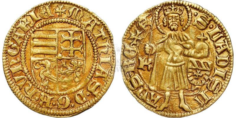 Goldgulden Matyáš Korvín 
